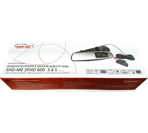 Видеорегистратор-зеркало Sho-Me SFHD 600
