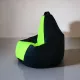 Кресло-мешок Mio Tesoro Груша Kombo XXL GF-130x85-CHN черный/неон