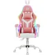 Игровое геймерское кресло Defender Ideal белый/розовый
