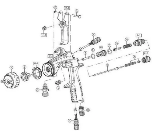 Краскопульт Onetech NT10-200-P14