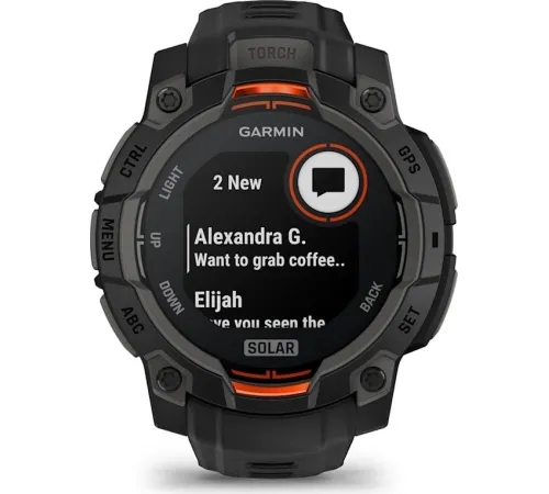 Умные часы Garmin Instinct 3 Solar 45 мм черный
