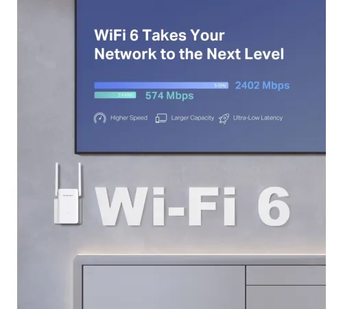 Усилитель Wi-Fi Mercusys ME80X
