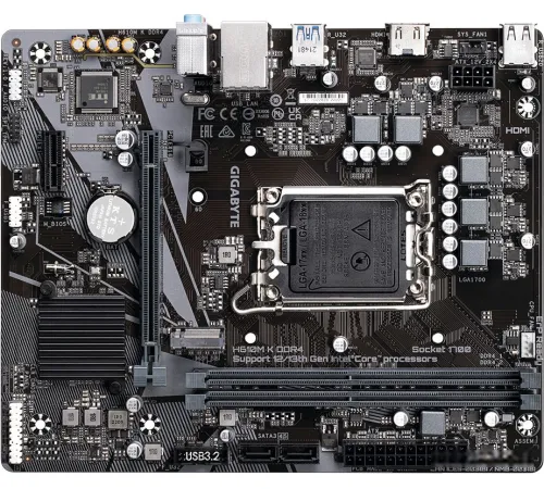Материнская плата Gigabyte H610M K DDR4