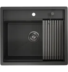 Кухонная мойка Granula KS-5051 черный матовый