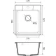 Кухонная мойка GranFest Urban UR-242 черный