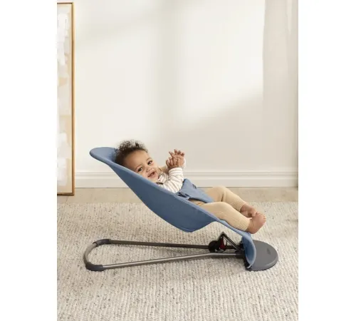 Шезлонг BabyBjorn Bliss Woven melange 0060.33 blue