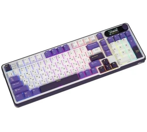 Клавиатура Royal Kludge RK-S98 RGB Blackberry RK Chartreuse