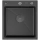 Кухонная мойка ARFEKA ECO AR 450*500 POP-UP BLACK PVD NANO DECOR MILLET GRAINS