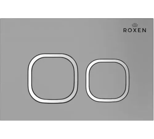 Унитаз подвесной Roxen Martin в комплекте с инсталляцией StounFix Dual Fresh 6 в 1 968517 кнопка: хром - матовый