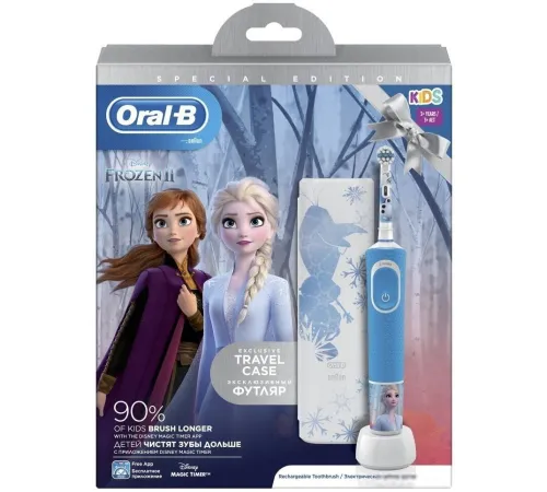 Электрическая зубная щетка Oral-B Kids Frozen D100.413.2KX