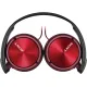 Наушники с микрофоном Sony MDR-ZX310AP красный