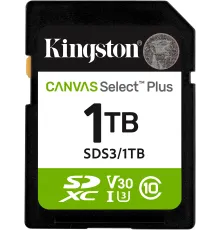 Карта памяти Kingston Canvas Select Plus SDXC 1TB SDS3/1TB