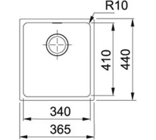 Кухонная мойка Franke Sirius SID 110-34 125.0443.350 оникс