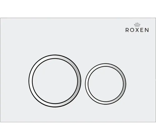 Унитаз подвесной Roxen Vine Tornado в комплекте с инсталляцией StounFix Dual Fresh 6 в 1 979007 кнопка: белый глянцевый