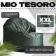 Кресло-мешок Mio Tesoro Poparada XXL PO-60x80-Z темно-зеленый
