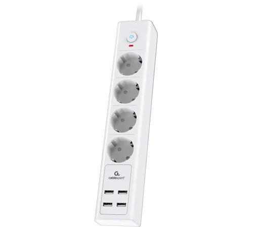 Сетевой фильтр Cablexpert Exnovo EXN-4-U4-W-2