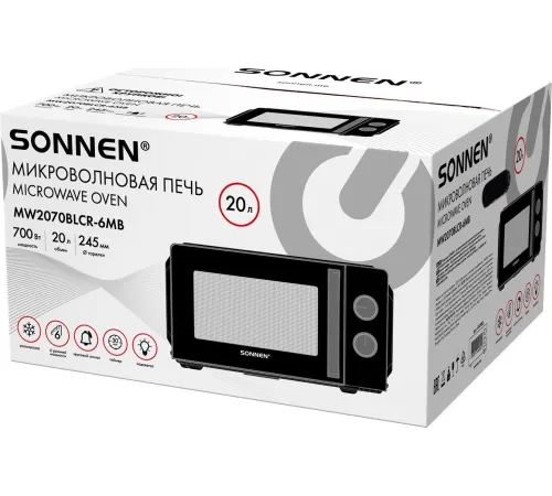 Микроволновая печь Sonnen MW2070BLCR-6MB