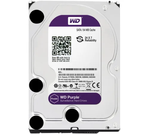 Жесткий диск WD Purple 2TB WD20PURX