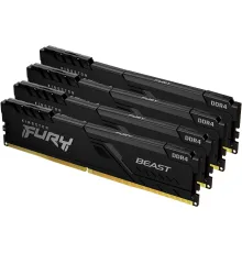 Оперативная память Kingston FURY Beast 4x8GB DDR4 PC4-28800 KF436C17BBK4/32