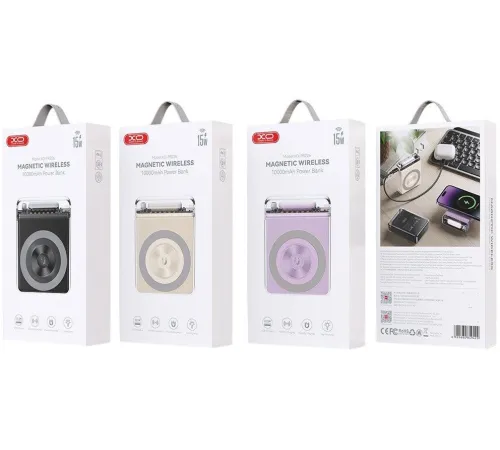 Внешний аккумулятор XO PR226 10000mAh фиолетовый