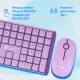 Офисный набор Оклик S315W сиреневый