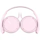 Наушники с микрофоном Sony MDR-ZX110AP розовый
