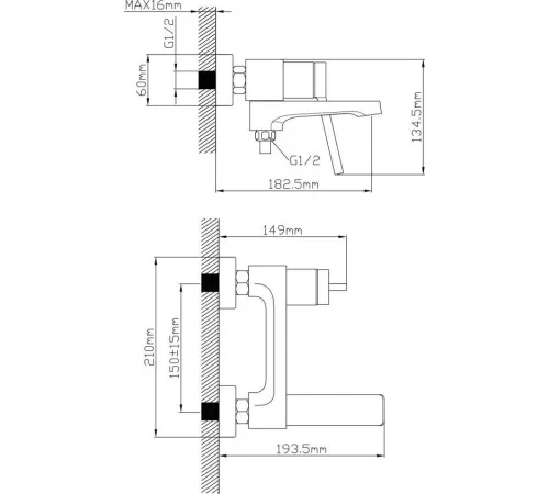 Смеситель Econoce D35 750 EC0752