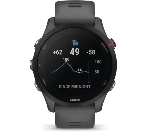 Умные часы Garmin Forerunner 255 сланцево-серый/черный