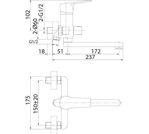 Смеситель Milardo Helic HELSB02M02