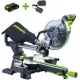 Торцовочная пила Greenworks GD24MS216 1501707UA с 1-им АКБ