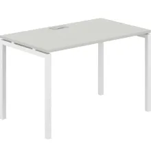 Офисный стол Norden 1200х700х750 SG.204.SH.44.WH белый/серый бархат