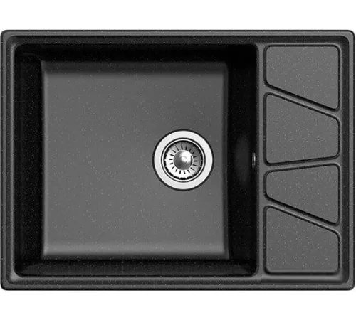 Кухонная мойка GranFest GF-V-680L черный