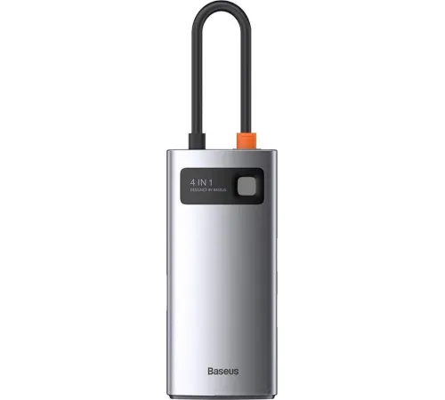 Док-станция Baseus Metal Gleam Series 4 in 1 Multifunctional Type-C CAHUB-CY0G