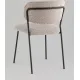 Стул Stool Group Кэрол без подлокотников FDC9003 DC2635-4A grey букле серый/черные ножки