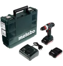 Дрель-шуруповерт Metabo BS 18 Quick 602217500 с 2-мя АКБ, кейс