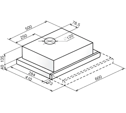 Кухонная вытяжка Faber Flox Glass WH A60 [110.0436.363]