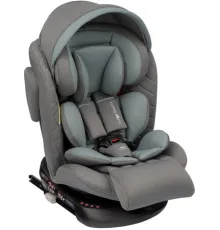 Детское автокресло Indigo Smart Plus Isofix серый/зеленый