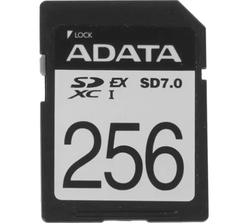 Карта памяти ADATA Premier Extreme SDXC SD 7.0 256GB ASD256GEX3L1-C