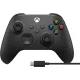 Геймпад Microsoft Xbox + USB-C кабель черный