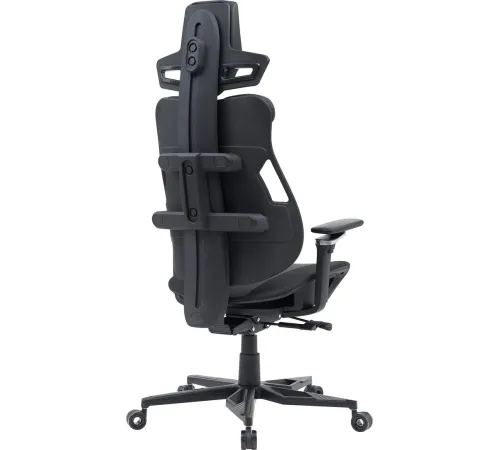 Игровое геймерское кресло CACTUS CS-CHR-DUO-BBK черный кожзам