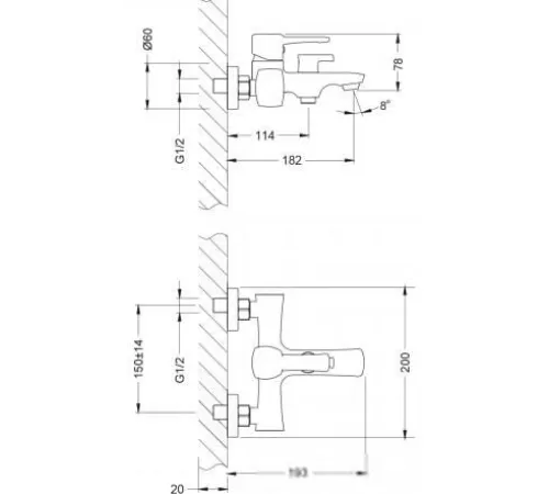 Смеситель Lemark Evitta LM0514C