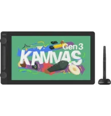 Графический монитор Huion Kamvas 16 Gen 3 GS1563 черный