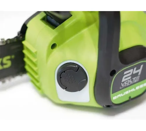 Аккумуляторная пила Greenworks GD24CS30K2 2007007UA с 1-м АКБ 2 Ач