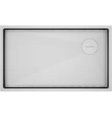 Кухонная мойка Paulmark NEXT-SKEW 74 Uni PM887444-BS стальной/брашированная сталь