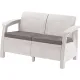 Садовый диван Keter Corfu Love Seat коричневый