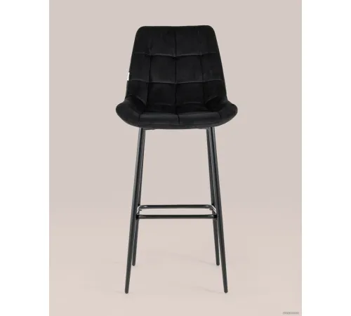 Стул Stool Group Флекс велюр барный черный