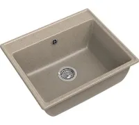 Кухонная мойка GranFest GF-V-580 песочный