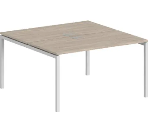 Стол Norden 140x143.8x75 SG.245.OL.44.WH белый/дуб светлый