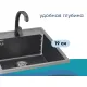 Кухонная мойка Ulgran U-406 309 темно-серый