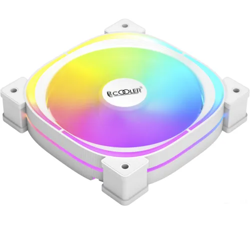 Вентилятор для корпуса PCCooler EF120 ARGB белый
